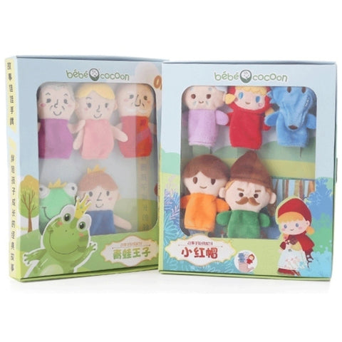 Animal Finger Dolls Plush Toys For Preschool Education, 7.5cm