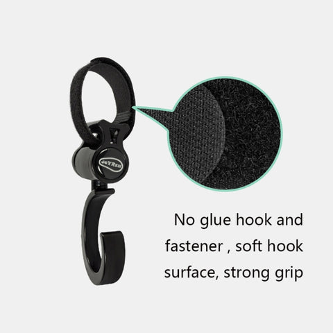 JOYREN 2pcs/Set Baby Stroller Non-Slip And Durable Hook, 2 Sets Stroller Hook
