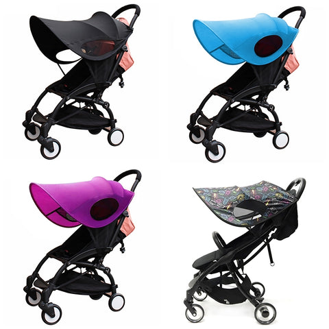 Stroller Sunshade Anti-Ultraviolet Stroller Shed, Black Waterproof, Blue No Waterproof, Purple No Waterproof, Star Empty