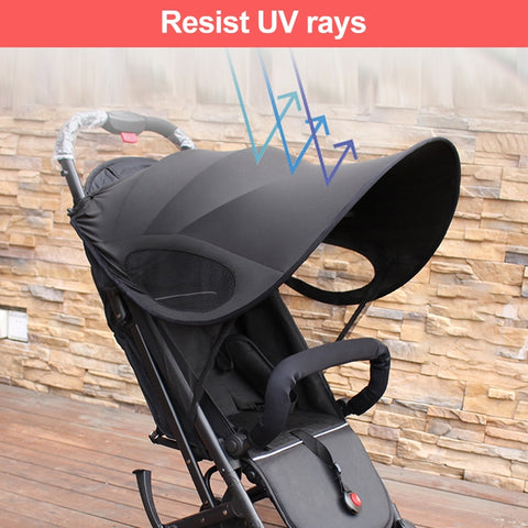 Stroller Sunshade Anti-Ultraviolet Stroller Shed, Black Waterproof, Blue No Waterproof, Purple No Waterproof, Star Empty