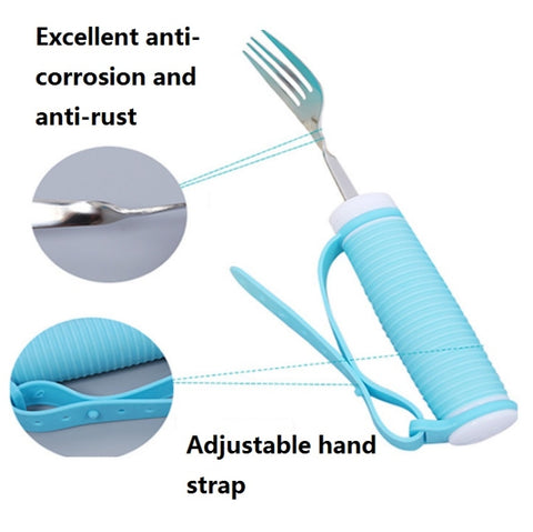 304 Stainless Steel Bendable Self-Service Fork For The Disabled & Elderly, Fork