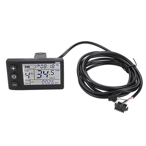 LCD Display Electric Bicycle Dashboard, B Type 36V / 48V, B Type 24V / 36V