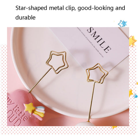 6650 Cute Cartoon Shape Photo Clipper Name Card Clip Desktop Decorative Small Ornaments, Cloud, Rainbow, Pink Cloud, Whale, Shell, Diamond