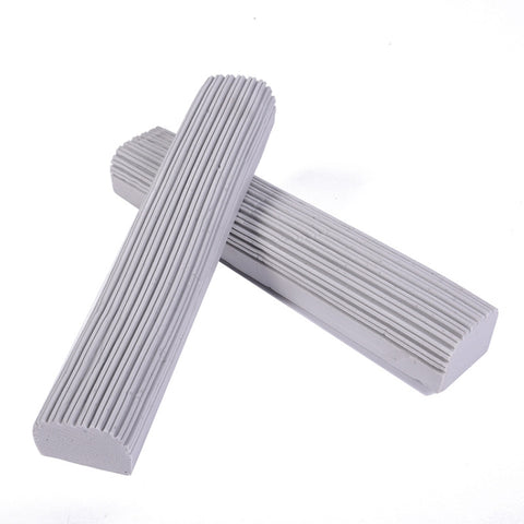 2 PCS 28cm Half-Fold Narrow Mouth Universal Mop Sponge Tape Head Replacement Fittings, Yellow, Gray