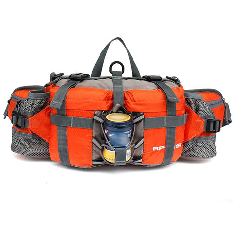 5L Outdoor Sports Multifunctional Cycling Hiking Waist Bag Waterproof Large-Capacity Kettle Bag, 28.5 x 15 x 13cm