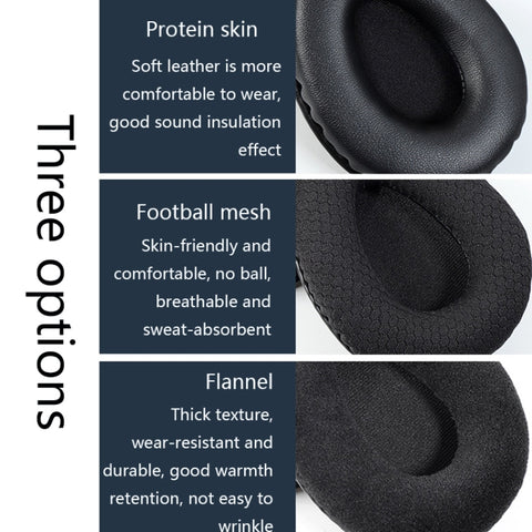2PCS For Beyerdynamic DT131/DT235/DT231/DT234 Headset Cover, Flannel Type, Net Cloth Type, Protein Type