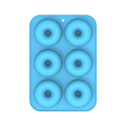 Oven Baking Tools Silicone Cake Donut Mold, 8 Even Brown, 6 Even Blue, 6 Even Purple, 6 Even Green, 6 Even Orange, 6 Even Yellow, 6 Even Red