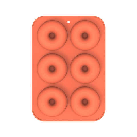 Oven Baking Tools Silicone Cake Donut Mold, 8 Even Brown, 6 Even Blue, 6 Even Purple, 6 Even Green, 6 Even Orange, 6 Even Yellow, 6 Even Red
