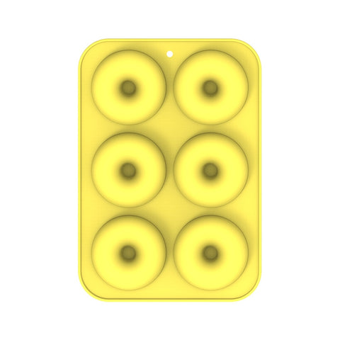 Oven Baking Tools Silicone Cake Donut Mold, 8 Even Brown, 6 Even Blue, 6 Even Purple, 6 Even Green, 6 Even Orange, 6 Even Yellow, 6 Even Red