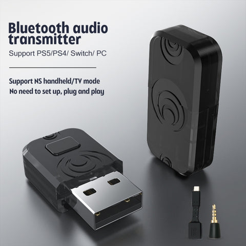 Bluetooth Audio Transmitter Adapter Receiver For PS5 / PS4 / Switch, For PS5 / PS4 / Switch