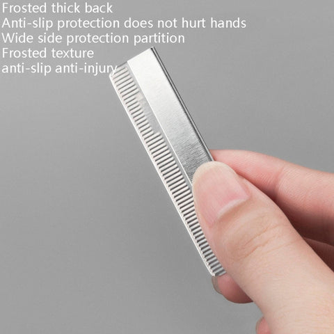 5 Box / Set Eyebrow Trimming Blade Stainless Steel Eyebrow Scraper, 10 PCS / Box