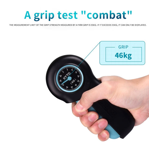 KYTO 2324 Strength Ergometer Pointer Finger Training Grip, Blue Black, Gray Black