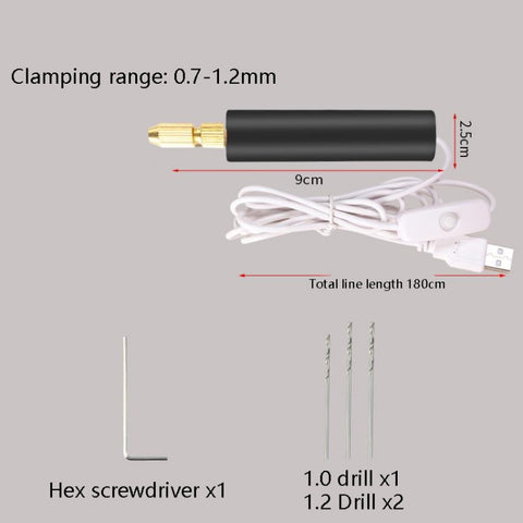 Household Mini Electric Drilling Handheld Jade Polishing Engraving Tool Electric Grinder, Electric Grinder