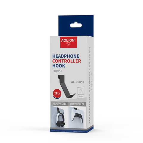 3 Pairs Headphone Handle External Side-Mounted Storage Rack For PS5, AL-P5053