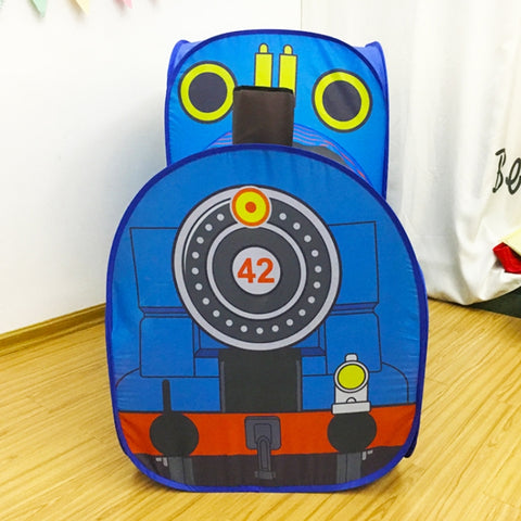 Children Tent House Train Foldable Play House Indoor Crawling Tunnel Ocean Ball Pool, Children Tent House