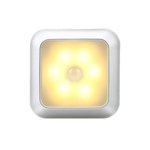 1143 Human Body Sensation Night Light Smart Home Sensing Lights, Silver White Light, Silver Warm Light, White Shell White Light, White Shell Warm Light