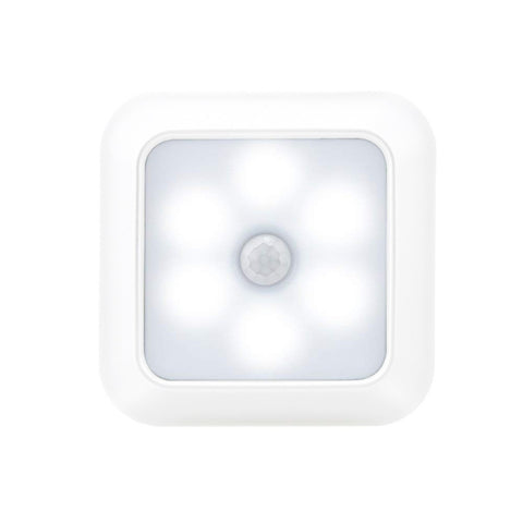 1143 Human Body Sensation Night Light Smart Home Sensing Lights, Silver White Light, Silver Warm Light, White Shell White Light, White Shell Warm Light