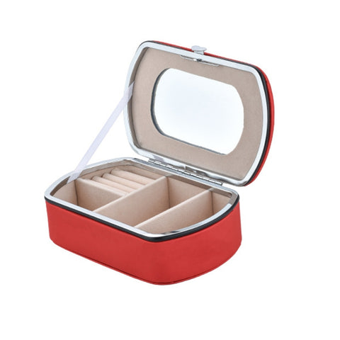 HN-001 Travel Portable Ring Lipstick Jewelry Storage Box, Necklace Version Pink, Mirror Version Pink, Necklace Version Blue, Mirror Version Blue, Necklace Version Orange, Mirror Version Orange, Necklace Version Gold, Mirror Version Gold                ...
