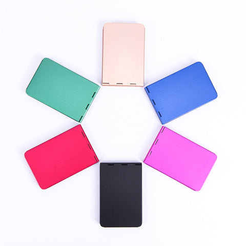 Metal Driver License Box Multifunctional Aluminum Alloy Credit Card Storage Bag, Red, Green, Blue, Black, Golden, Pink