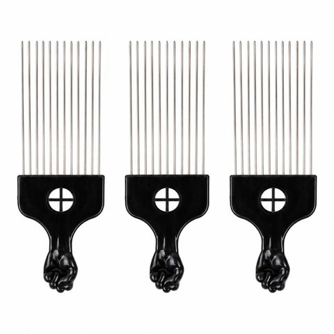 3 PCS Hairdressing Steel Needle Oil Hair Comb Plastic Haircut Pointed Tail Comb, P2020, P2021, C6, C5