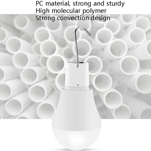 LED Solar Bulb USB Portable Outdoor Emergency Light Bulb Camping Lighting