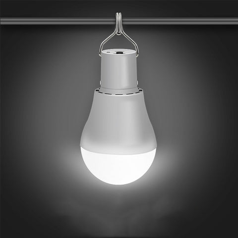 LED Solar Bulb USB Portable Outdoor Emergency Light Bulb Camping Lighting