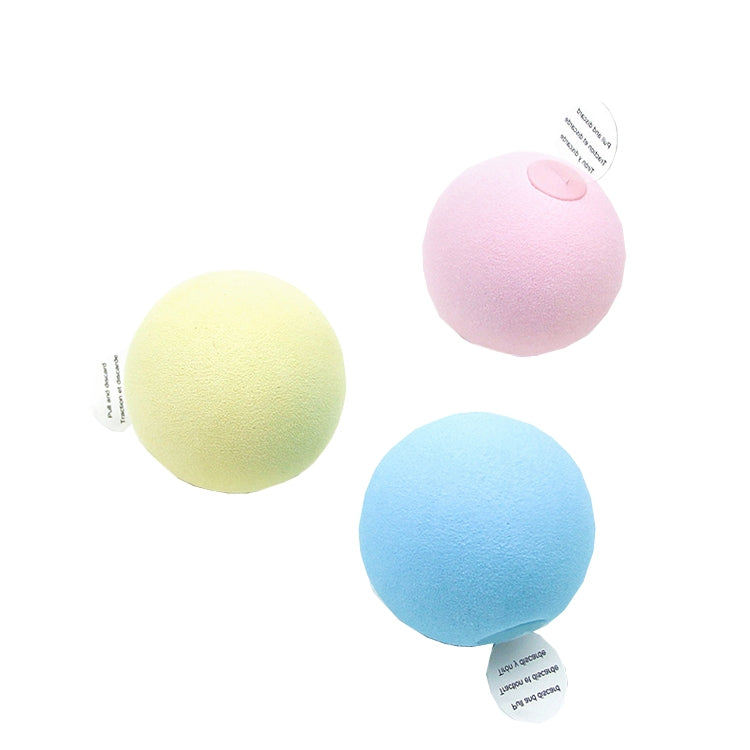 3pcs Funny Cat Toy Ball Simulation Animal Vocal Ball, EVA Material, Wool Material