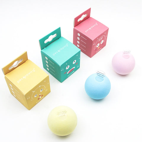 3pcs Funny Cat Toy Ball Simulation Animal Vocal Ball, EVA Material, Wool Material