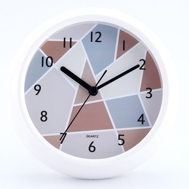 Round Waterproof Wall Clock Kitchen And Bathroom Desktop Clock Ornaments, Round Waterproof Wall Clock