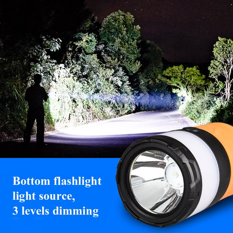 Outdoor LED Waterproof Electric Mosquito Killer Lamp Camping Lamp Flashlight, Orange, Sky Blue, Light Green