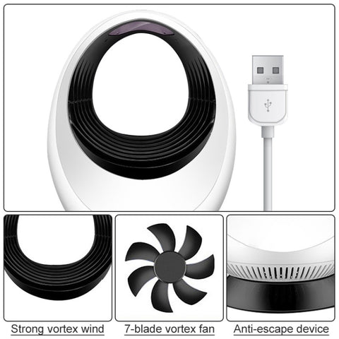 168 LED Photocatalyst Mosquito Killer Lamp Household Mosquito Catching Lamp, Mosquito Catching Lamp White