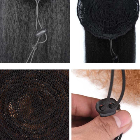 Fluffy Corn Whisker Long Curly Hair Fake Ponytail, 1.1B #, 2.2 #, 3.4 #, 4.27 #, 5.30 #, 6.BUG #