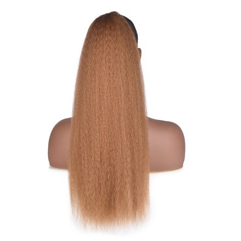 Fluffy Corn Whisker Long Curly Hair Fake Ponytail, 1.1B #, 2.2 #, 3.4 #, 4.27 #, 5.30 #, 6.BUG #