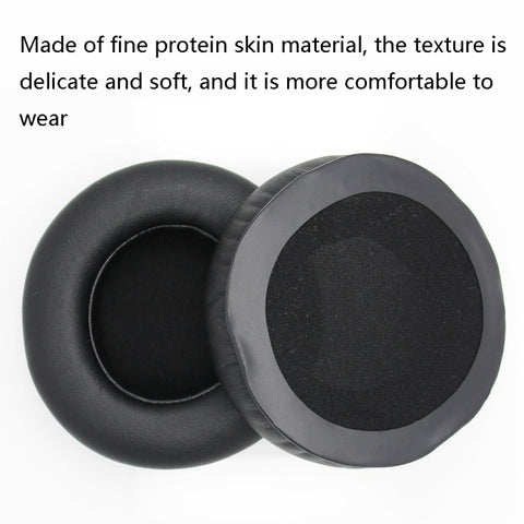 1 Pair Thicken Sponge Headset Set 90mm Earmuffs For Kraken 7.1 V2 Pro, Black, Orange