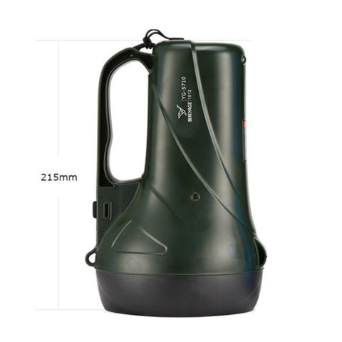 YAGE YG-5710 5W LED Waterproof Glare Flashlight Outdoor Rechargeable Lighting Portable Lamp, CN Plug