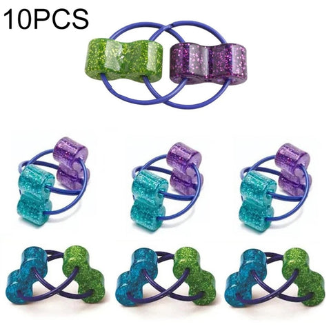 10 PCS Large Bicycle Decompression Chain Toys, Bicycle Decompression Chain