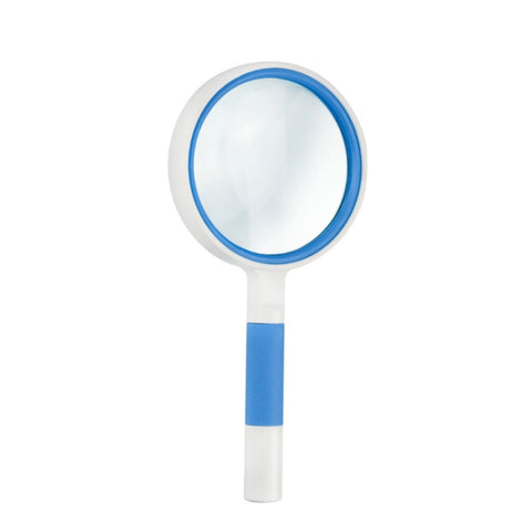 Hand-Held Reading Magnifier Glass Lens Anti-Skid Handle Old Man Reading Repair Identification Magnifying Glass, 37mm 16 Times (Black White), 37mm 16 Times (Blue White), 50mm 7 Times (Black White), 50mm 7 Times (Blue White), 65mm 6 Times (Black White)  ...