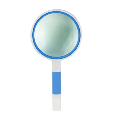 Hand-Held Reading Magnifier Glass Lens Anti-Skid Handle Old Man Reading Repair Identification Magnifying Glass, 37mm 16 Times (Black White), 37mm 16 Times (Blue White), 50mm 7 Times (Black White), 50mm 7 Times (Blue White), 65mm 6 Times (Black White)  ...