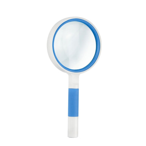 Hand-Held Reading Magnifier Glass Lens Anti-Skid Handle Old Man Reading Repair Identification Magnifying Glass, 37mm 16 Times (Black White), 37mm 16 Times (Blue White), 50mm 7 Times (Black White), 50mm 7 Times (Blue White), 65mm 6 Times (Black White)  ...