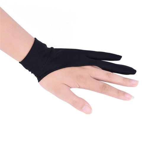 2 Finger Anti-fouling Drawing Glove for Graphics Drawing Tablet, Both for Right and Left Hand, For  men, For  women