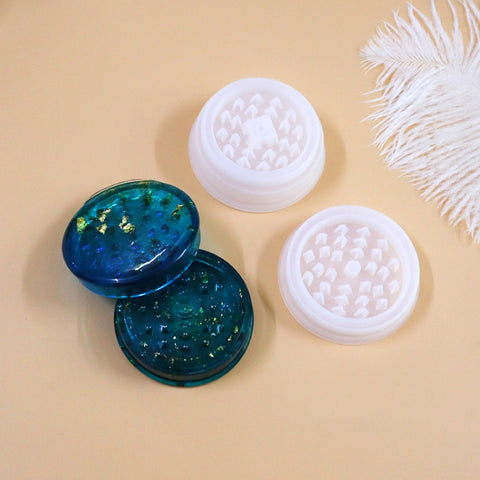 DIY Crystal Epoxy Mold Maple Leaf Ashtray Tooth Grinding Cigarette Grinding Combination Silicone Mold, Maple Leaf  Shape