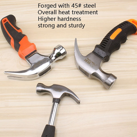 MYTEC Mini Multi-Functional Hammer Hardware Tools Home Escape Claw Hammer, Style: Electroplated Version, Electroplated Version, Polished  Version, Mini  Version