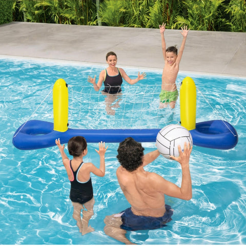 Beach Toys Adult Children Parent-Child Swimming Pool Playing Inflatable Beach Ball Toys, Style:, 52133 Volleyball Net + Ball, 52123 Handball Door + Ball, 2 in 1 Set  + 2 Balls, 3 in 1 Set + 3 Balls