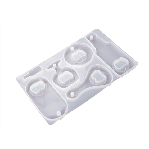 DIY Crystal Resin Drip Beer Wrench Mold Opener Silicone Mold, Set, Mold