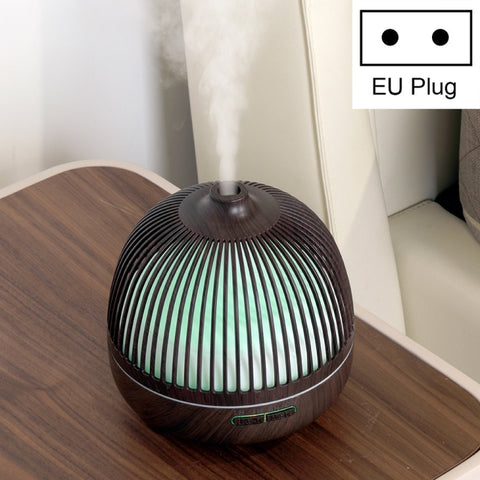 Bird Cage Wood Graphic Aromatherapy Machine Ultrasonic Smart Home Colorful Night Light Hollow Humidifier, US Plug, EU Plug, AU Plug, UK Plug