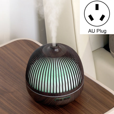 Bird Cage Wood Graphic Aromatherapy Machine Ultrasonic Smart Home Colorful Night Light Hollow Humidifier, US Plug, EU Plug, AU Plug, UK Plug