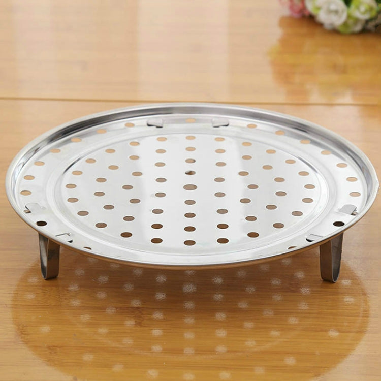 2 PCS Multifunctional Stainless Steel Three-leg Steamed Bun Steamed Rack, 20cm, 22cm, 24cm