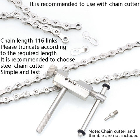 Mountain Road Bike Chain Electroplating Chain, Specification:, 6/7/8 Speed, 9 Speed chain, 10 Speed, 11 Speed