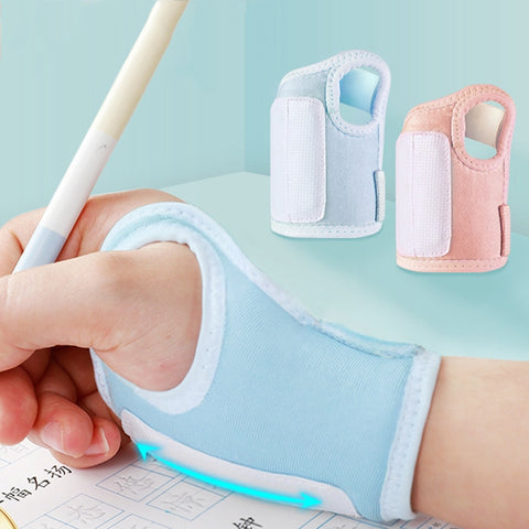 Pen-Holding Posture Wrist Correction Belt Primary School Students Writing Anti-Hook Wrist Corrector,Size:, M (Black), S (Blue), S  (Pink), M (Blue), M  (Pink)