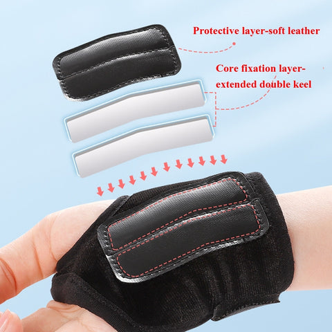 Pen-Holding Posture Wrist Correction Belt Primary School Students Writing Anti-Hook Wrist Corrector,Size:, M (Black), S (Blue), S  (Pink), M (Blue), M  (Pink)